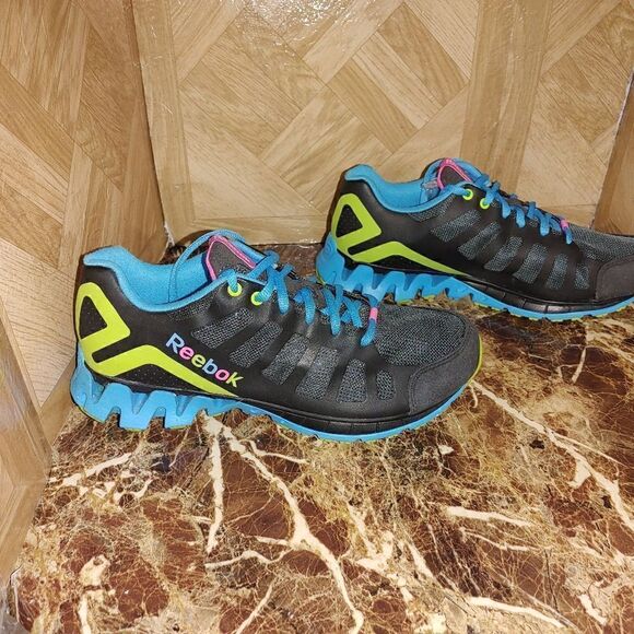 Reebok youth zigtech running shoes snearker youth size 5 women size 7 0185 - Picture 2 of 12